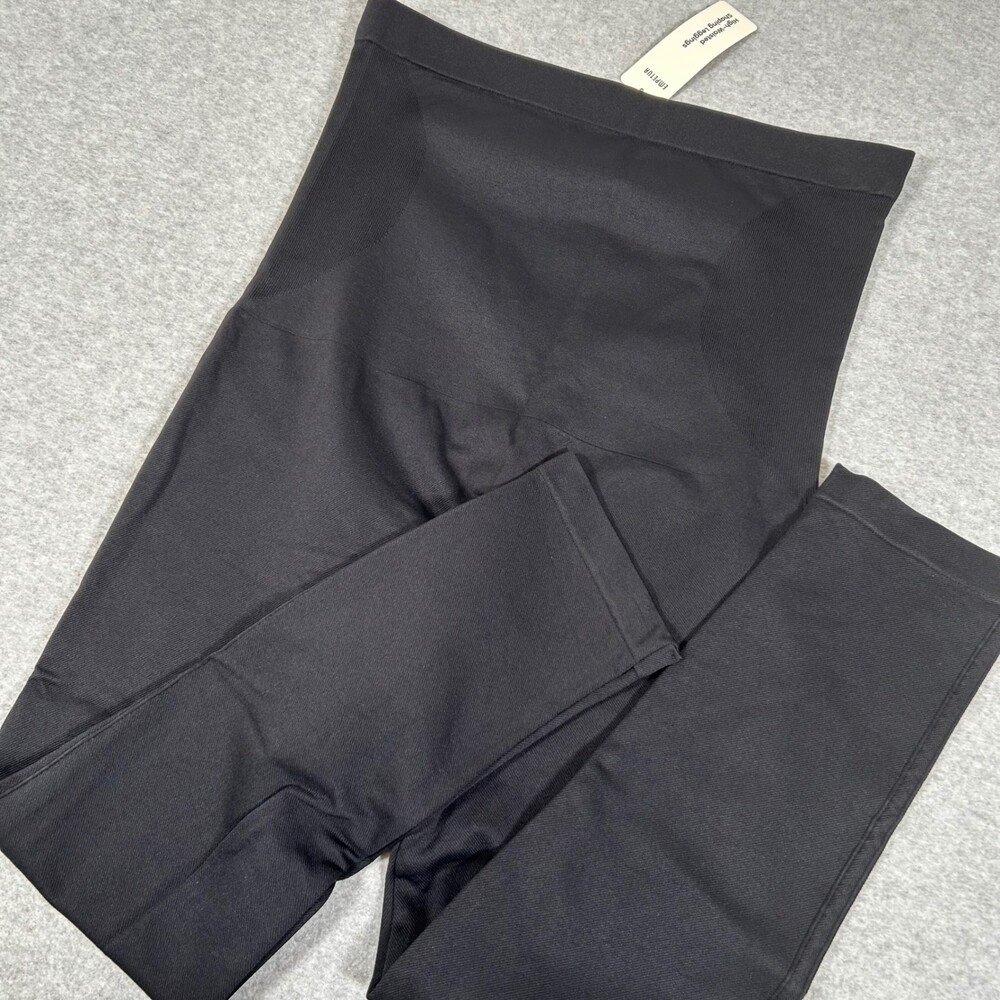 EMPETUA High-Waisted Shaping Leggings Womens XXL Black Tummy Control